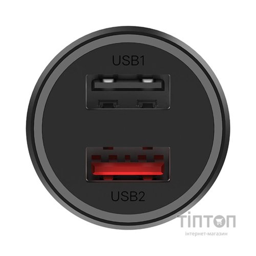 Зарядний пристрій Xiaomi Mi Car Fast Charger 37W (629869)