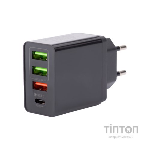 Зарядний пристрій XoKo QC-470 (APD-36W01) (QC-470-BK)