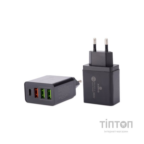Зарядний пристрій XoKo QC-470 (APD-36W01) (QC-470-BK)