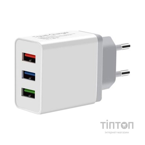 Зарядний пристрій XoKo WC-310 3A USB White (WC-310-WH) (WC-310-WH)
