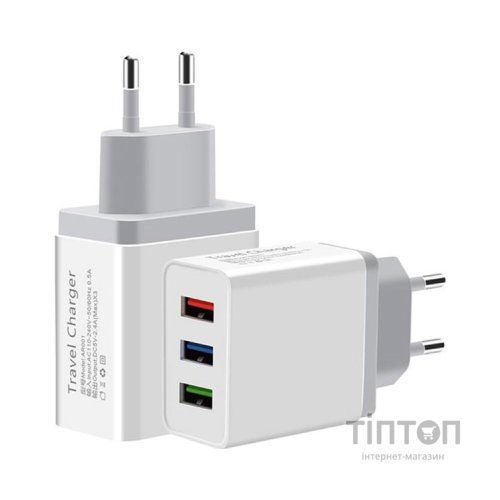 Зарядний пристрій XoKo WC-310 3A USB White (WC-310-WH) (WC-310-WH)