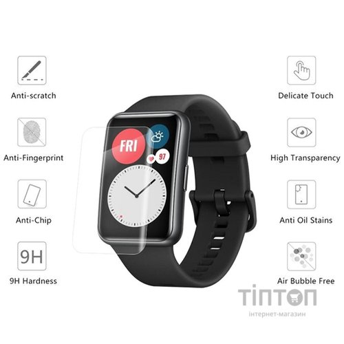 Плівка захисна Drobak Ceramics Huawei Watch Fit (2 шт) 313122 (313122)
