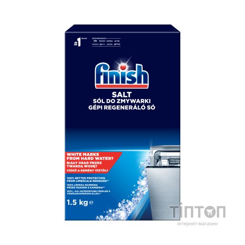 Засіб для миття посуду Finish сіль для посудомийних машин 1,5 кг (8594002682736)