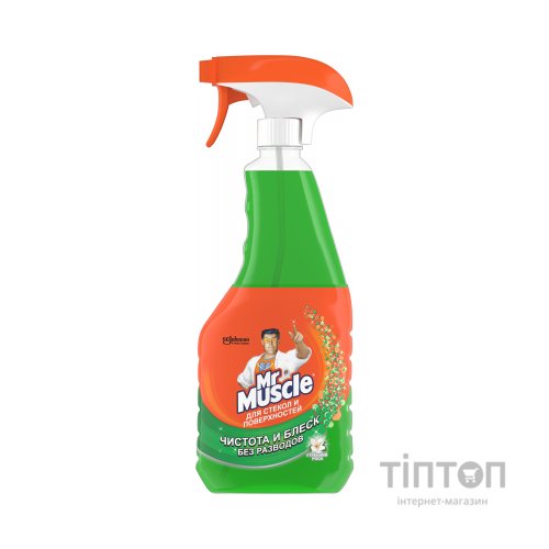 Засіб для миття скла Mr Muscle з нашатирним спиртом Ранкова роса 500 мл (4823002000153)