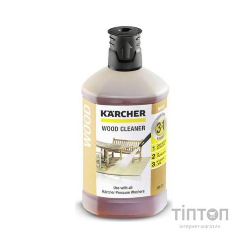 Засіб для мийок високого тиску Karcher для деревини, 3в1 Plug-n-Clean 1л (6.295-757.0)