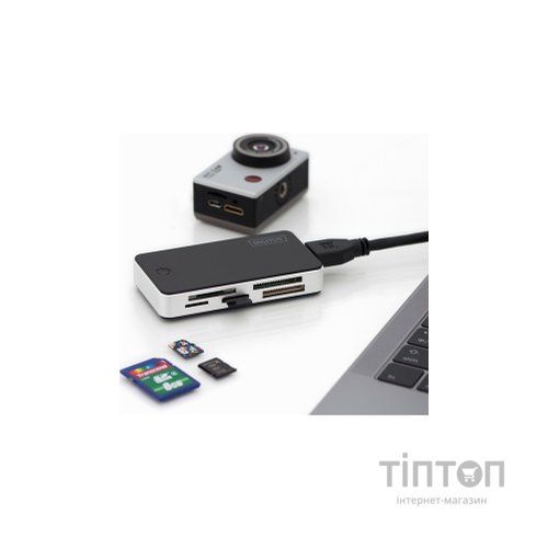 Зчитувач флеш-карт Digitus USB 3.0 All-in-one (DA-70330-1)
