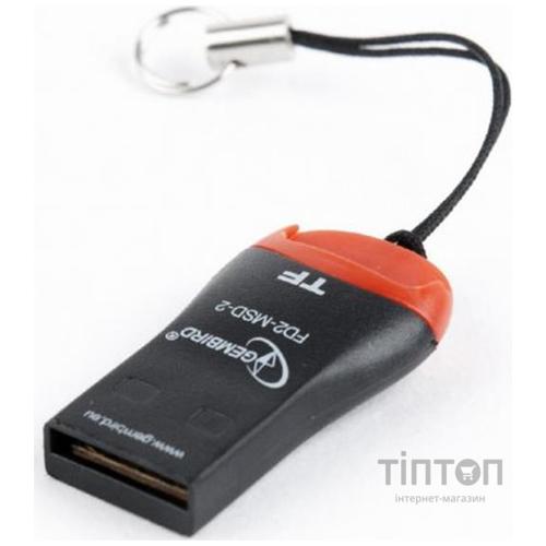 Зчитувач флеш-карт Gembird USB 2.0 MicroSD (FD2-MSD-3)