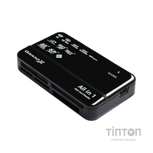 Зчитувач флеш-карт Grand-X CRX05Black