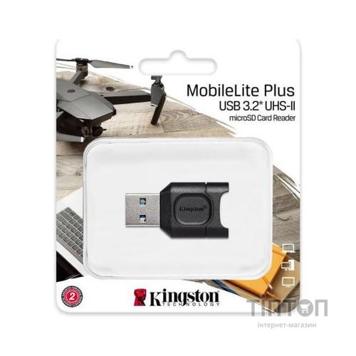 Зчитувач флеш-карт Kingston USB 3.1 microSDHC/SDXC UHS-II MobileLite Plus (MLPM)