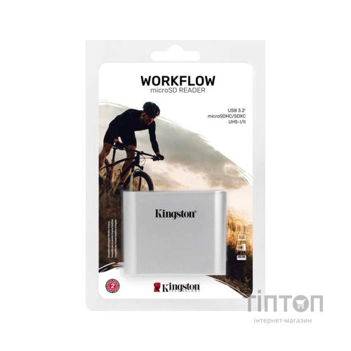 Зчитувач флеш-карт Kingston Workflow Dual-Slot microSDHC/XC UHS-II (WFS-SDC)