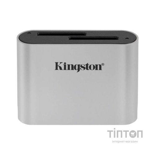 Зчитувач флеш-карт Kingston Workflow Dual-Slot SDHC/SDXC UHS-II (WFS-SD)