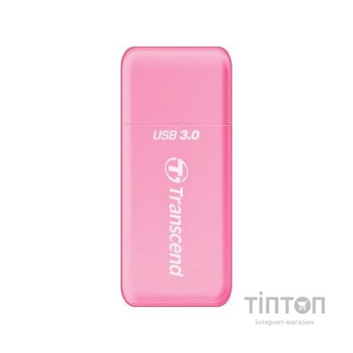 Зчитувач флеш-карт Transcend USB 3.0/3.1 Gen 1 Pink (TS-RDF5R)