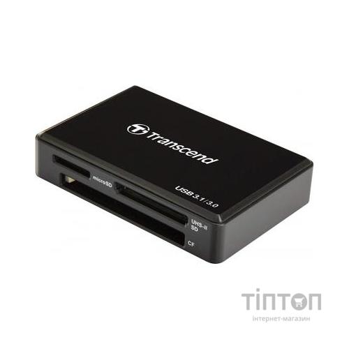 Зчитувач флеш-карт Transcend USB 3.1 Black (TS-RDF8K2)