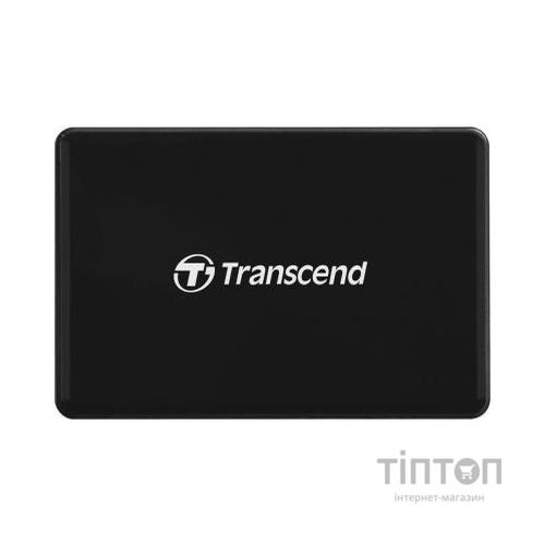 Зчитувач флеш-карт Transcend USB 3.1 Black (TS-RDF8K2)