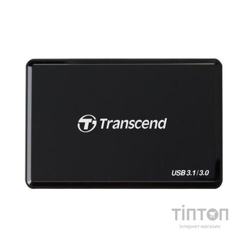 Зчитувач флеш-карт Transcend USB 3.1 Gen 1 Type-C SD/microSD/CompactFlash/Memory Stick (TS-RDC8K2)