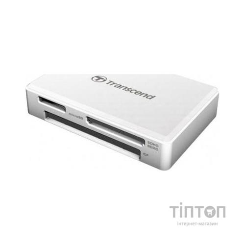 Зчитувач флеш-карт Transcend USB 3.1 White (TS-RDF8W2)