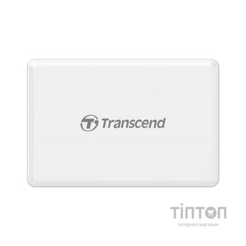 Зчитувач флеш-карт Transcend USB 3.1 White (TS-RDF8W2)