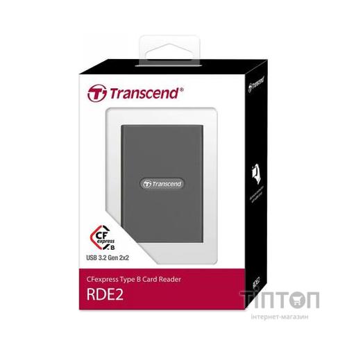 Зчитувач флеш-карт Transcend USB 3.2 Gen 2x2 Type-C CFexpress (TS-RDE2)