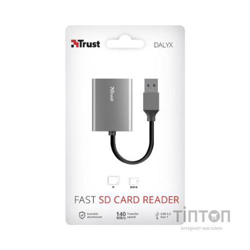 Зчитувач флеш-карт Trust DALYX FAST USB 3.2 ALUMINIUM (24135_TRUST)
