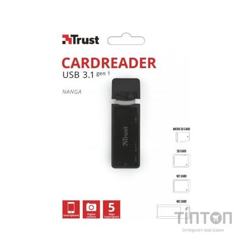 Зчитувач флеш-карт Trust Nanga USB 3.1 (21935)