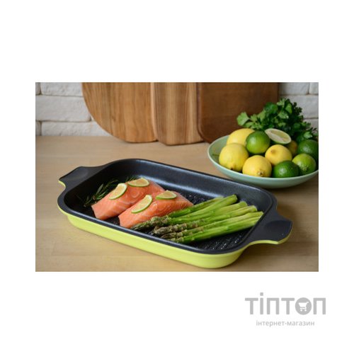 Жаровня Ringel Zitrone 34x24x13.5 см 6+3 л Жовта (RG-2108-34)