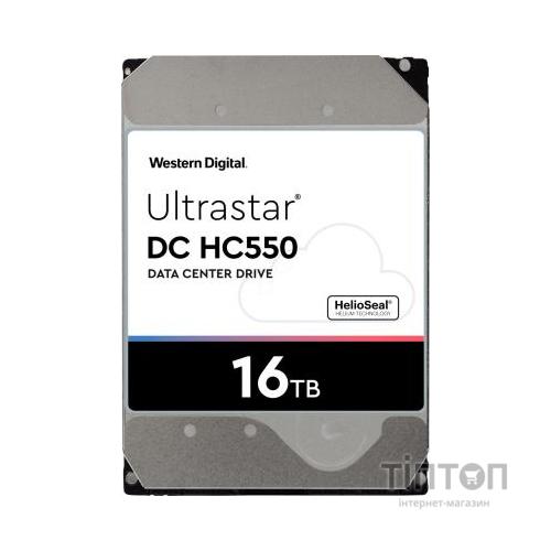 Жорсткий диск 3.5" 16TB Ultrastar DC HC550 WD (WUH721816ALE6L4)