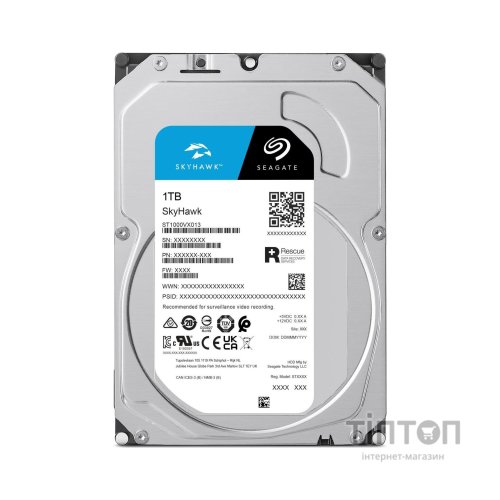 Жорсткий диск 3.5" 1TB Seagate (ST1000VX013)