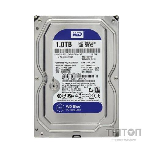 Жорсткий диск 3.5" 1TB WD (#WD10EZEX-FR#)