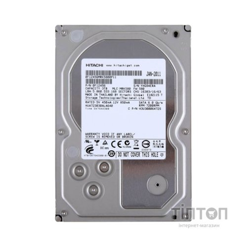 Жорсткий диск 3.5" 3TB WDC Hitachi HGST (# HUA723030ALA640 #)