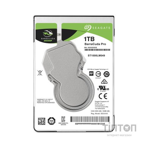 Жорсткий диск для ноутбука 2.5" 1TB Seagate (ST1000LM049)