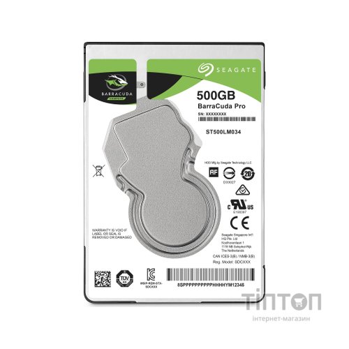 Жорсткий диск для ноутбука 2.5" 500GB Seagate (ST500LM034)