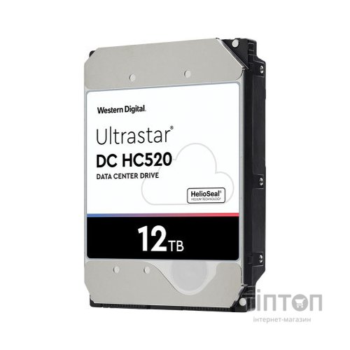 Жорсткий диск для сервера 3.5" 12TB WD (0F29532 / HUH721212AL5204)