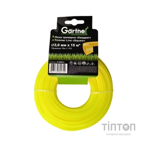 Жилка косильна Gartner "Квадрат" 3,0 мм × 15 м (41330015)