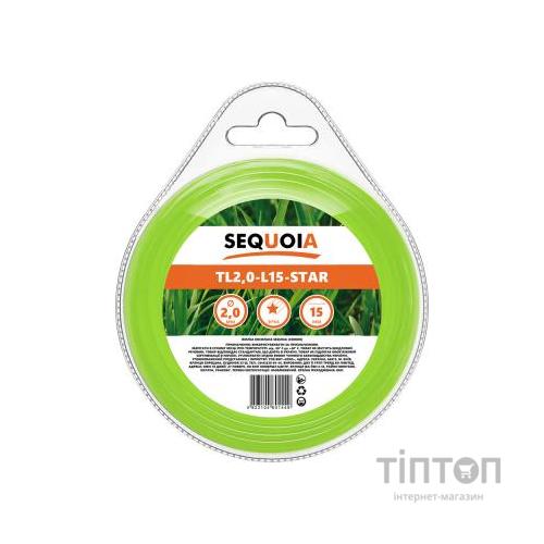 Жилка косильна SEQUOIA 2.0 мм * 15 мм, зірка (TL2.0-L15-Star)