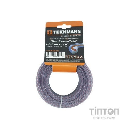 Жилка косильна Tekhmann "DUAL Flower-Twist" 3,0 мм x 15 м (T.40930015)