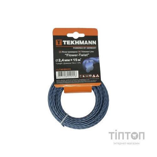 Жилка косильна Tekhmann "Flower-Twist" 2,4 мм x 15 м (T.40824015)