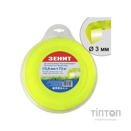 Жилка косильна Зеніт плетена "Кручений квадрат" 3,0 мм х 73 м (КРК-30-73-С) (40530073)