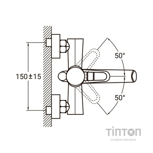 Змішувач AQUATICA HK-2C130C