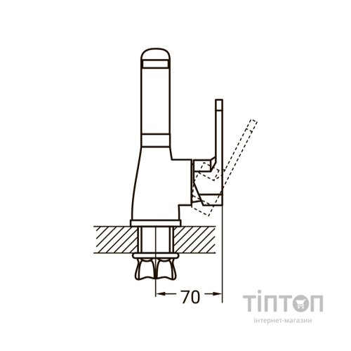 Змішувач AQUATICA HL-1A230C