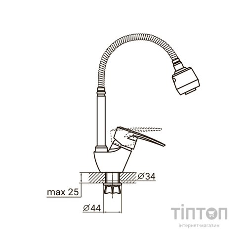 Змішувач AQUATICA ML-4B644C