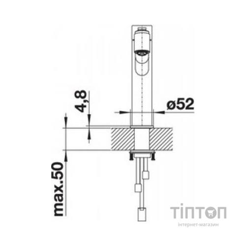 Змішувач Blanco AMBIS-S НЕРЖ (523119)