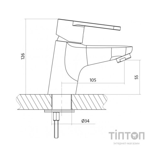 Змішувач Cersanit 3в1 B245 (S601-125)