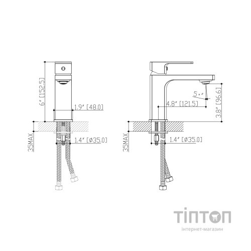 Змішувач Corso COMO BF-2A129C (9611000)