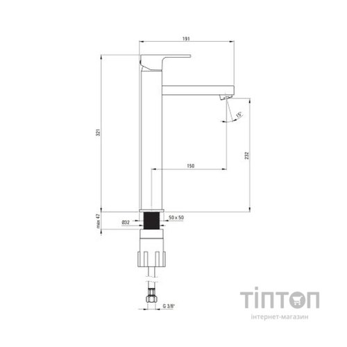 Змішувач Deante Anemon Bis (BCZ 021K)