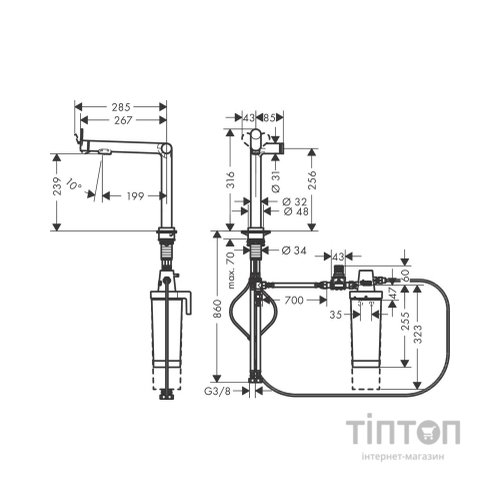 Змішувач Deante Aqittura M91 (76804670)