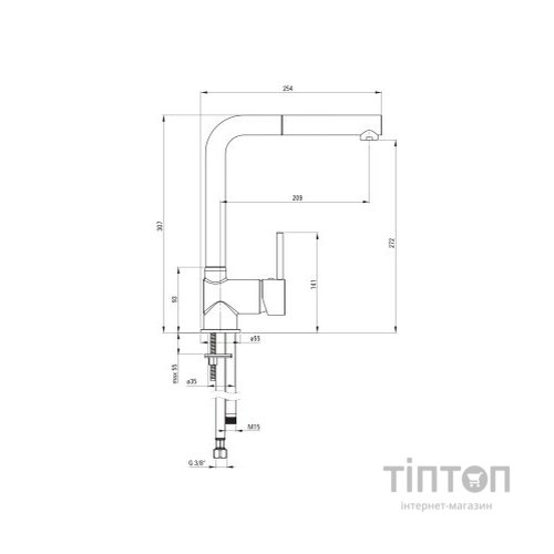 Змішувач Deante Aster (BCA_N73M)