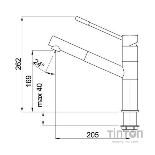 Змішувач Elleci Reno aluminium 79