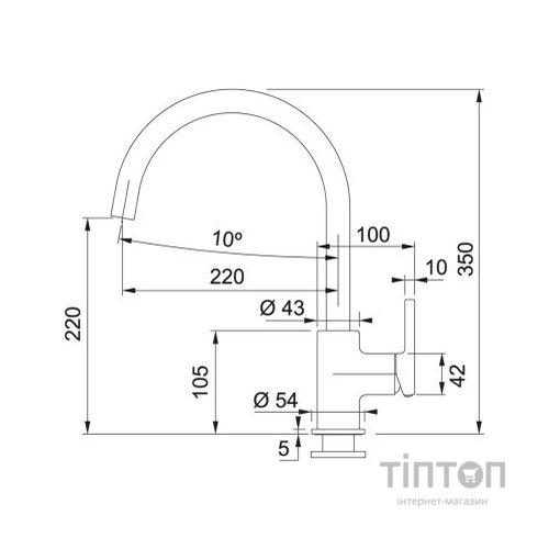 Змішувач Franke Lina (115.0626.022)