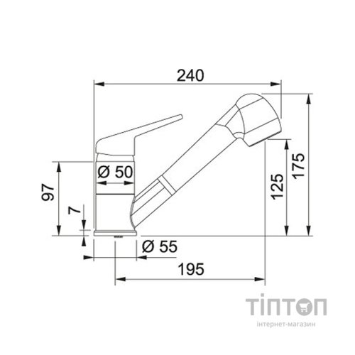 Змішувач Franke Novara Plus (115.0470.670)