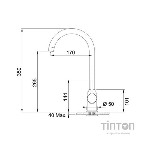 Змішувач Franke Pola (115.0622.943)